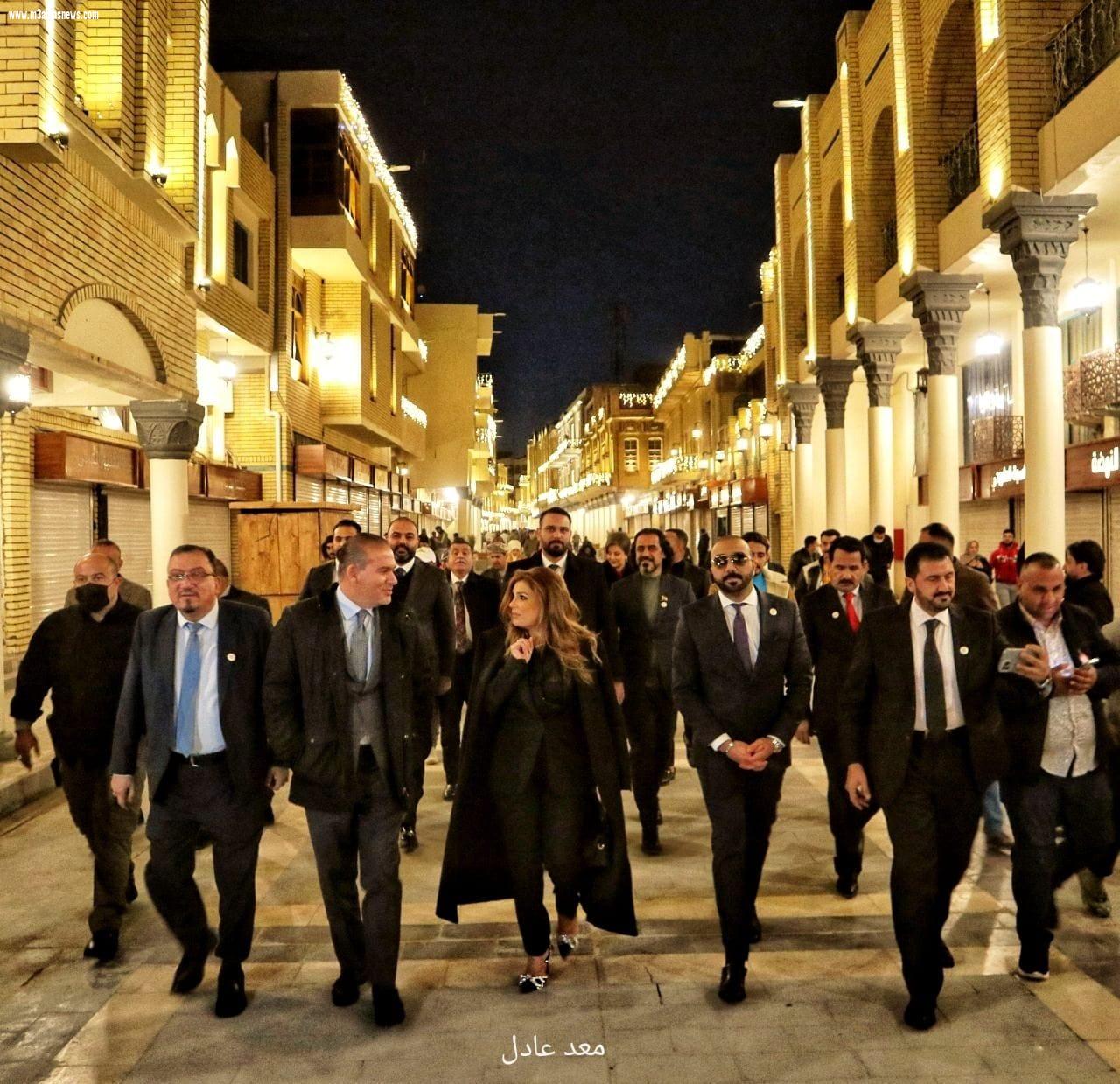 تزامنًا مع أولى حفلاته في أربيل.. مصطفى العبد لله في جولة ببغداد ترويجًا للسياحة